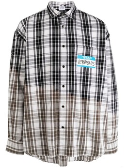 Vetements: Рубашка  My Name Is в клетку