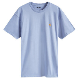 Carhartt WIP: Голубая футболка  Chase