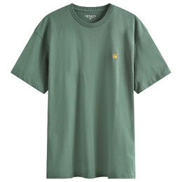 Carhartt WIP: Зелёная футболка  Chase