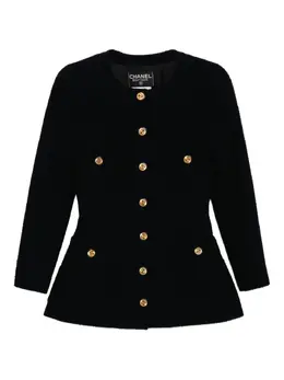 CHANEL Pre-Owned: Твидовая куртка 