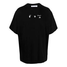 Off-White: Чёрная футболка  Marker