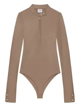 Courrèges: Бежевый боди 