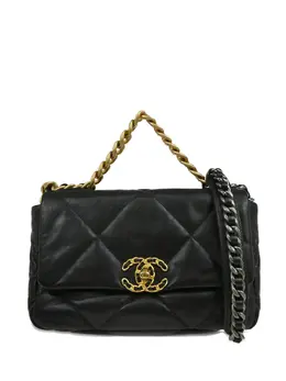 CHANEL Pre-Owned: Чёрная сумка 