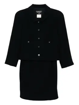 CHANEL Pre-Owned: Твидовый костюм 