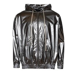 Rick Owens: Серебристая толстовка  Jumbo