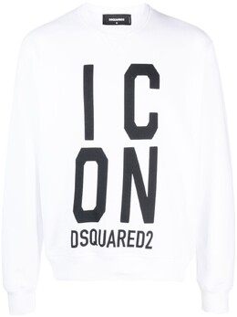 Dsquared2: Белая толстовка  Icon