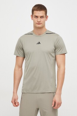 adidas Performance: Зелёная футболка 
