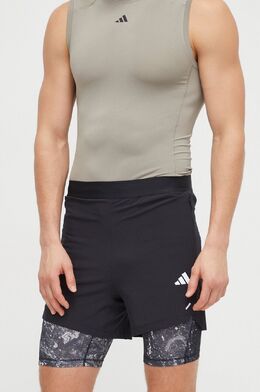 adidas Performance: Чёрные шорты 