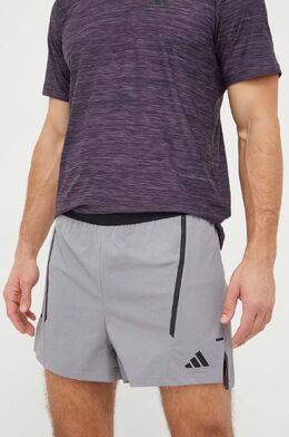adidas Performance: Серые шорты 