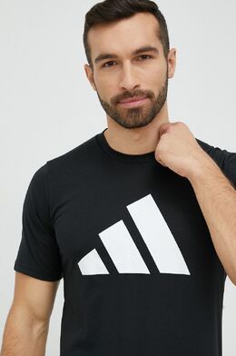 adidas Performance: Чёрная футболка 