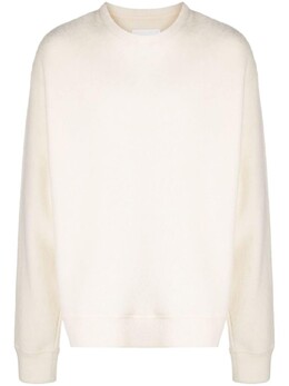 Jil Sander: Белый свитер 