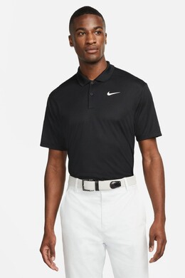 Nike: Чёрное поло  Dri FIT