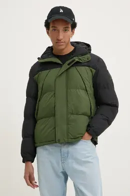 Timberland: Зелёная куртка 