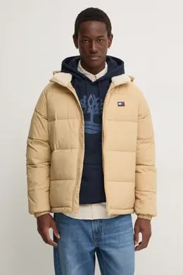 Tommy Jeans: Бежевая куртка 