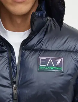 EA7 Emporio Armani: Тёмная куртка 