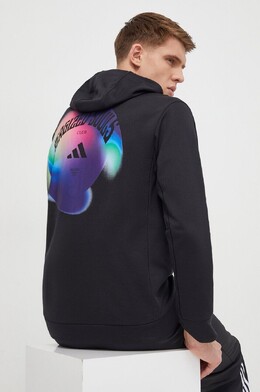 adidas Performance: Чёрная толстовка 