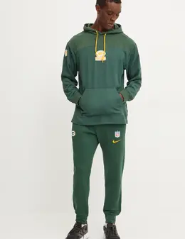 Nike: Зелёная толстовка 