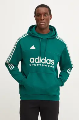 Adidas: Зелёная толстовка  Tiro
