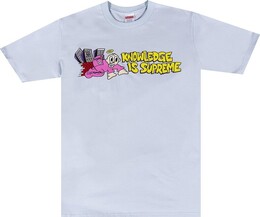 Supreme: Голубая футболка 