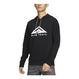Nike: Чёрная толстовка  Dri FIT Trail