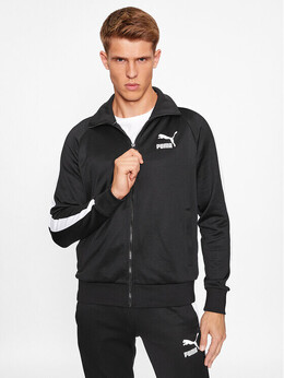 PUMA: Чёрная толстовка  Iconic T7