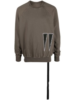 Rick Owens Drkshdw: Серая толстовка 