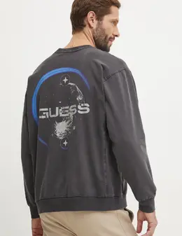 GUESS: Серая толстовка 