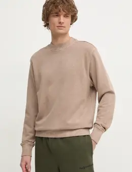 Calvin Klein Jeans: Бежевая толстовка 