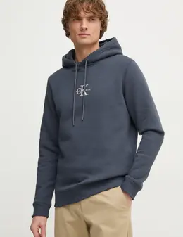 Calvin Klein Jeans: Синяя толстовка 