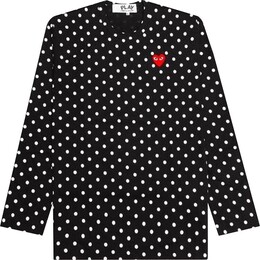 Comme Des Garçons Play: Футболка в горошек 