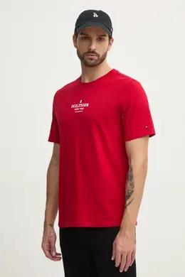 Tommy Hilfiger: Красная футболка 