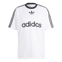 Adidas: Белая футболка  Adicolor