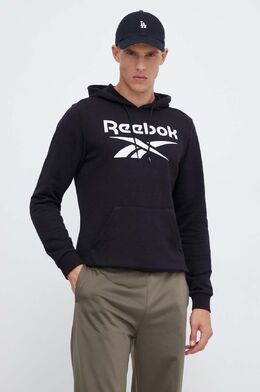 Reebok: Чёрная толстовка 