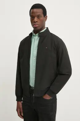Tommy Hilfiger: Чёрная куртка 