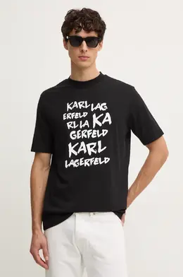 Karl Lagerfeld: Хлопковая футболка 
