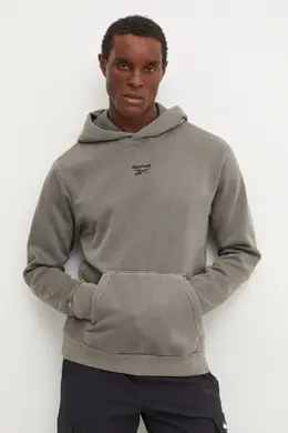Reebok: Серая толстовка 