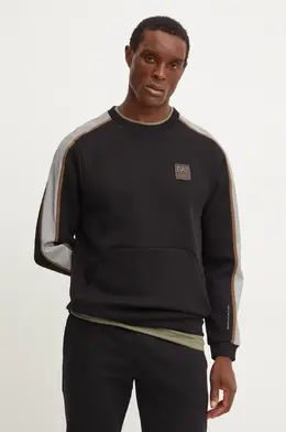 EA7 Emporio Armani: Чёрная толстовка 