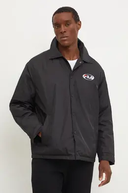Fila: Чёрная куртка 