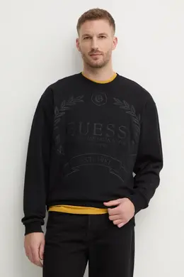 GUESS: Чёрная толстовка 