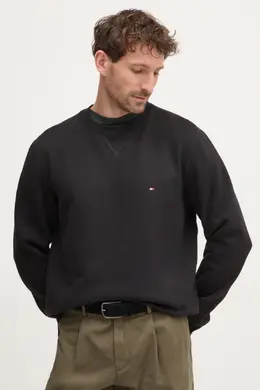 Tommy Hilfiger: Чёрная толстовка 