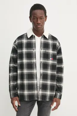 Tommy Jeans: Чёрная куртка 