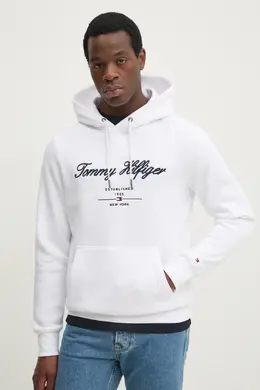Tommy Hilfiger: Белая толстовка 