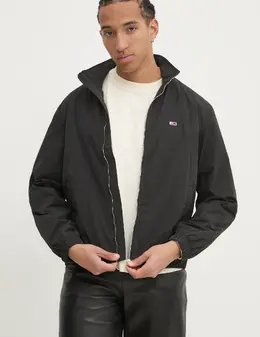 Tommy Jeans: Чёрная куртка 