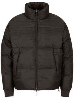 Emporio Armani: Чёрный пуховик 