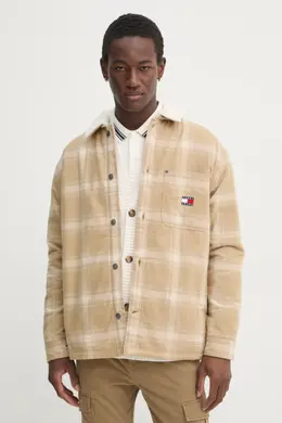 Tommy Jeans: Бежевая куртка 