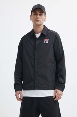 Fila: Чёрная куртка 