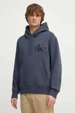 Calvin Klein Jeans: Синяя толстовка 