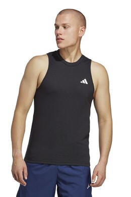 Adidas: Чёрная майка  Essentials