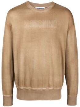 Moschino: Коричневый свитер 
