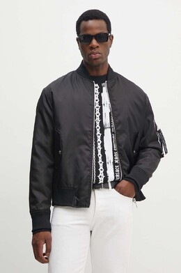 Versace Jeans Couture: Чёрная куртка 